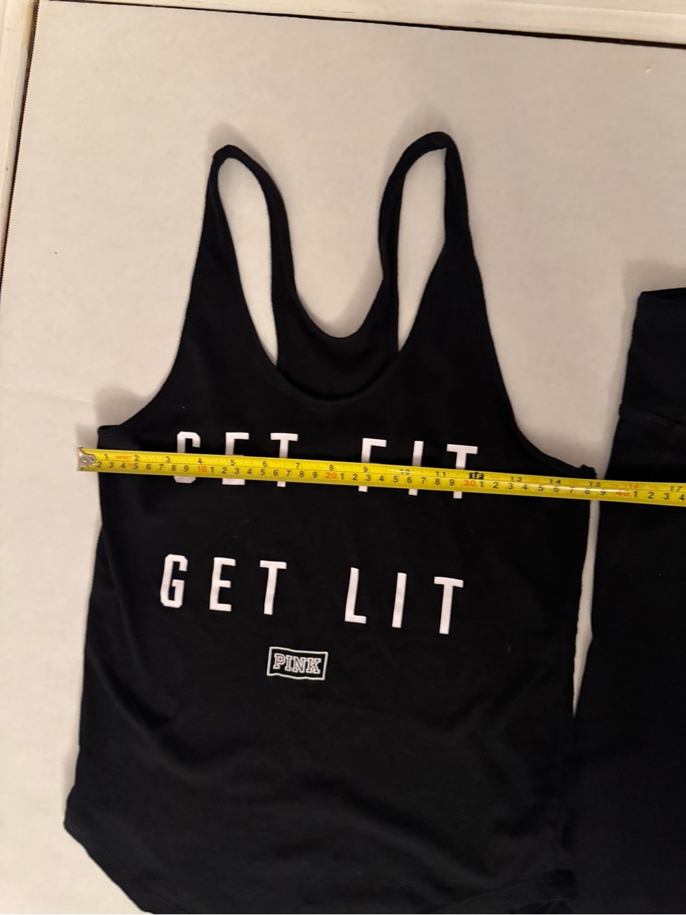 Victoria’s Secret PINK Tank + GapFit Leggings Workout Set - Size XS - Picture 4 of 9